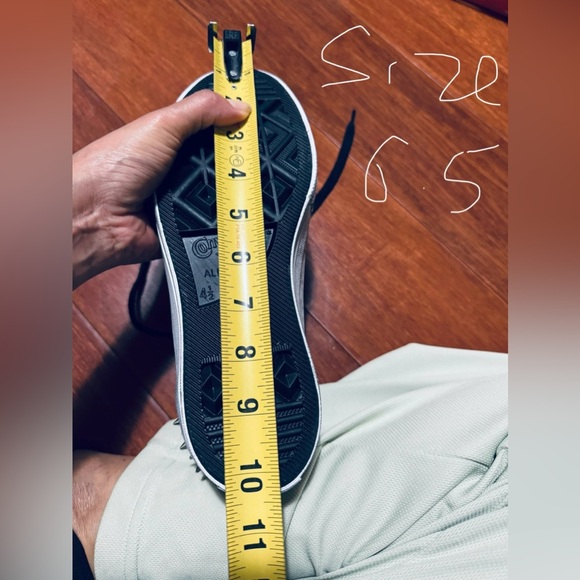 Converse platform Taylor All Star 70 High Top Sneaker Black and White with Studs - Picture 17 of 17